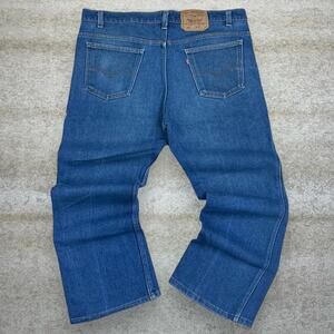 Vintage 90s Levis 517 Jeans 40x30 Bootcut Flared Medium Wash Made in USA